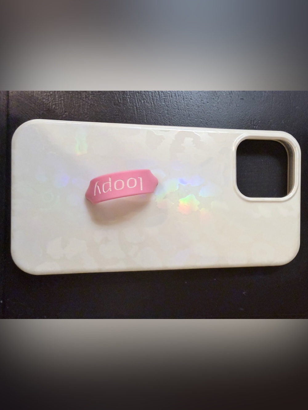 Loopy Case Pink Silicone Phone Loop Grip